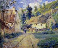 Pissarro, Camille - Cottages at Auvers, near Pontoise